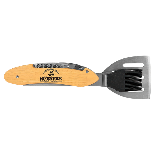Established 1969 Laser Engraved 5-in-1 Grill Tool