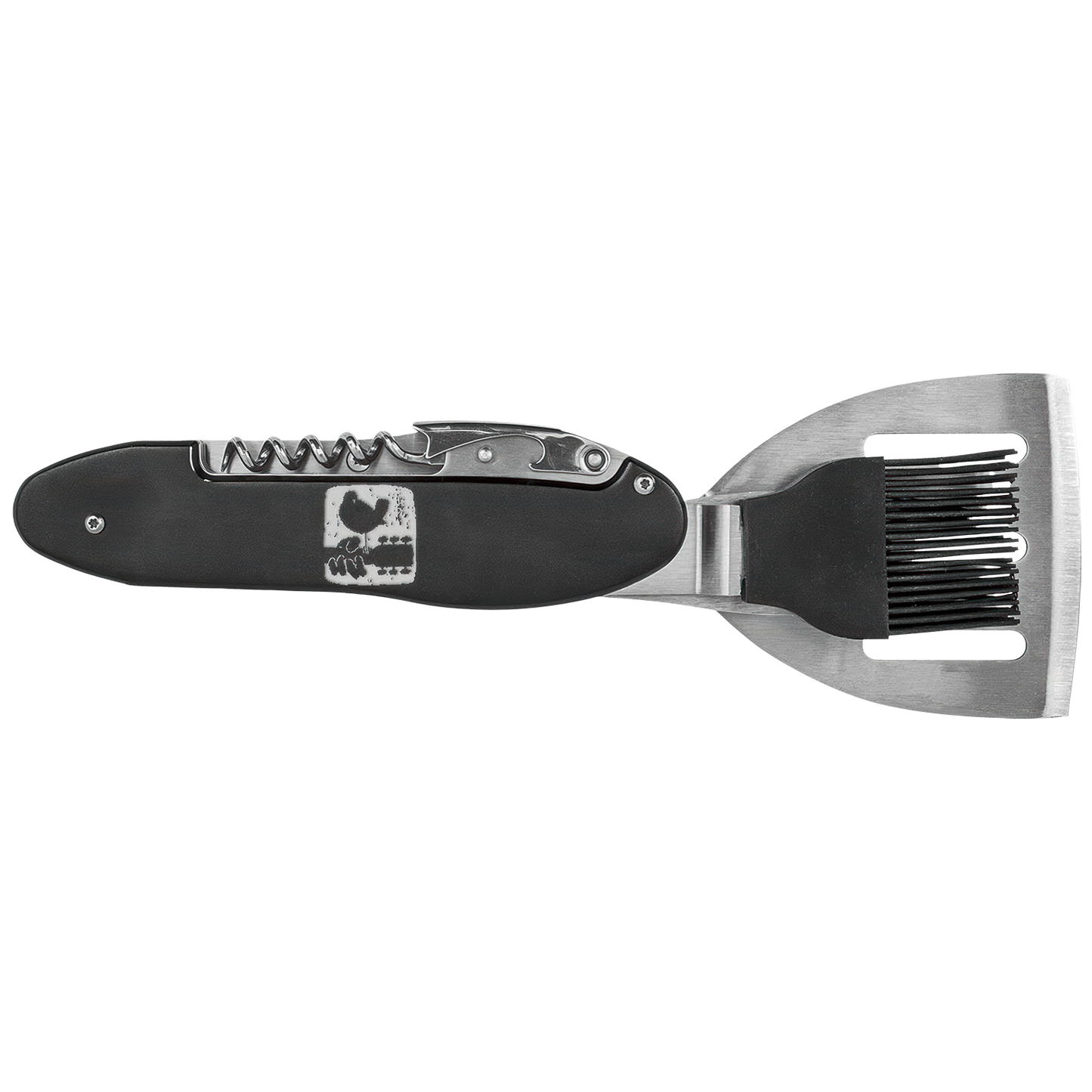 Textured Logo Laser Engraved 5-in-1 Grill Tool
