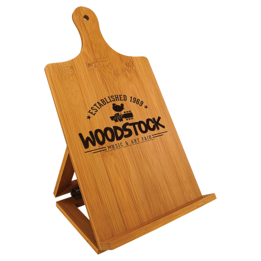 Established 1969 Engraved Bamboo Cookbook Easel