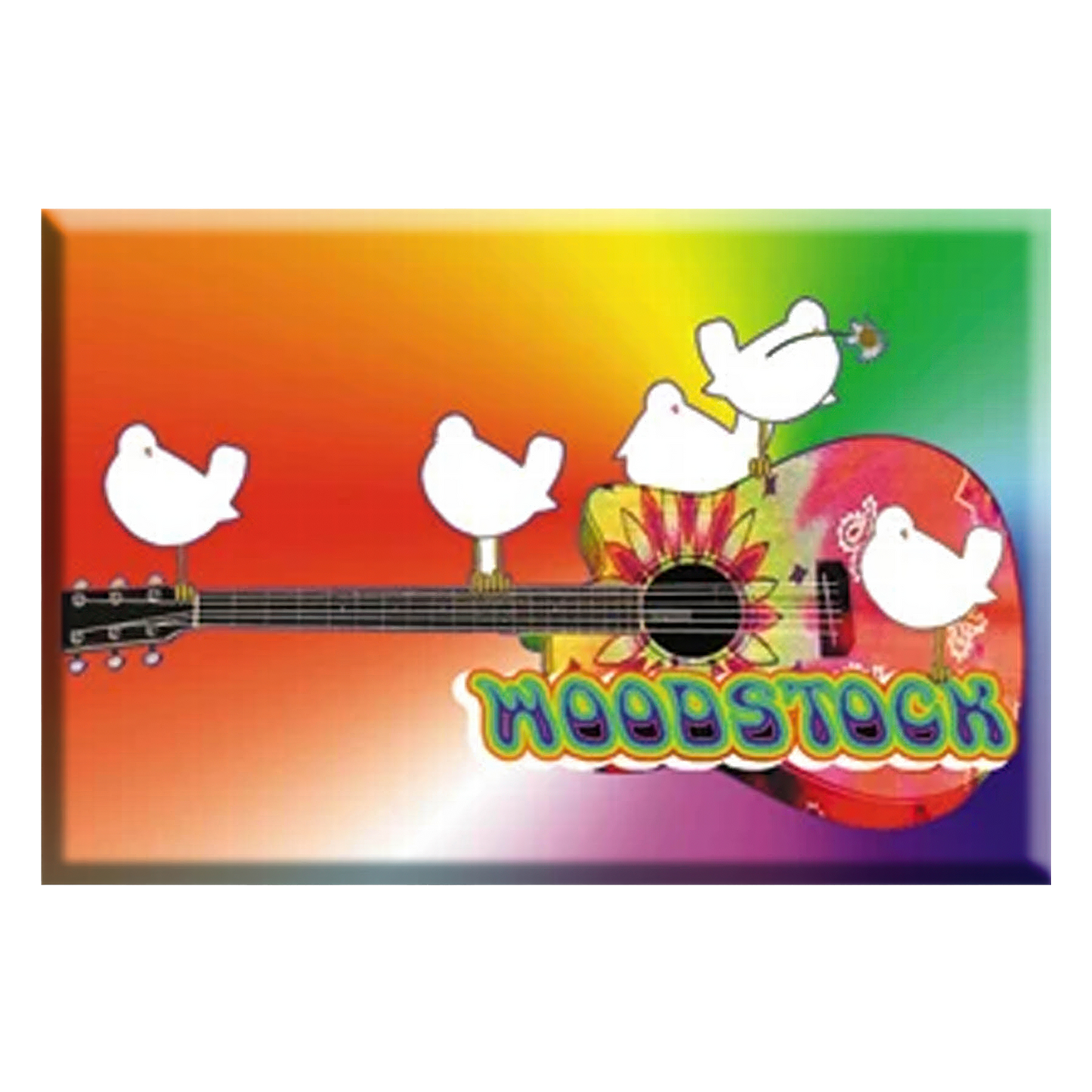 Woodstock Guitar 2.5"x3.5" Magnet