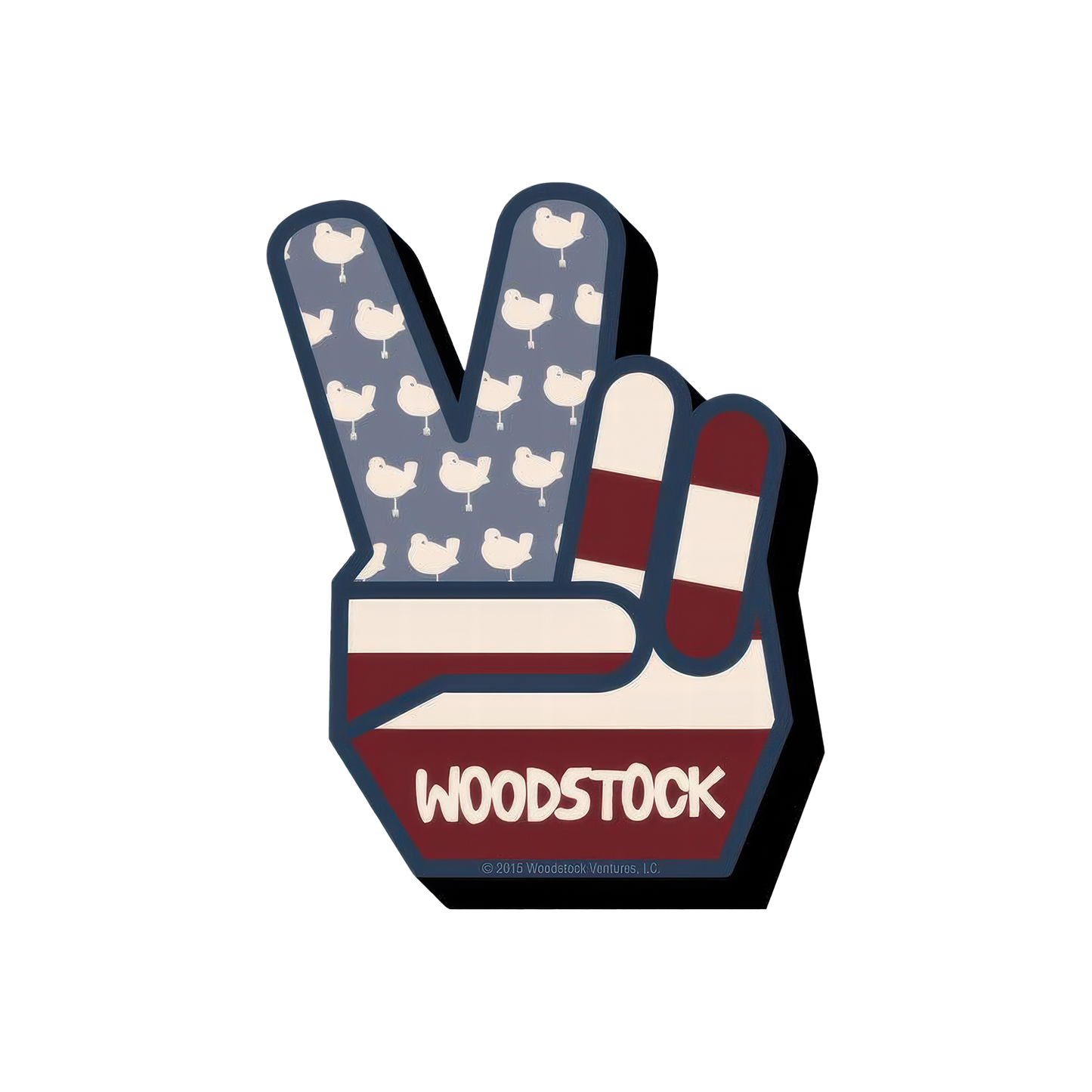 Woodstock Peace Funky Chunky Magnet