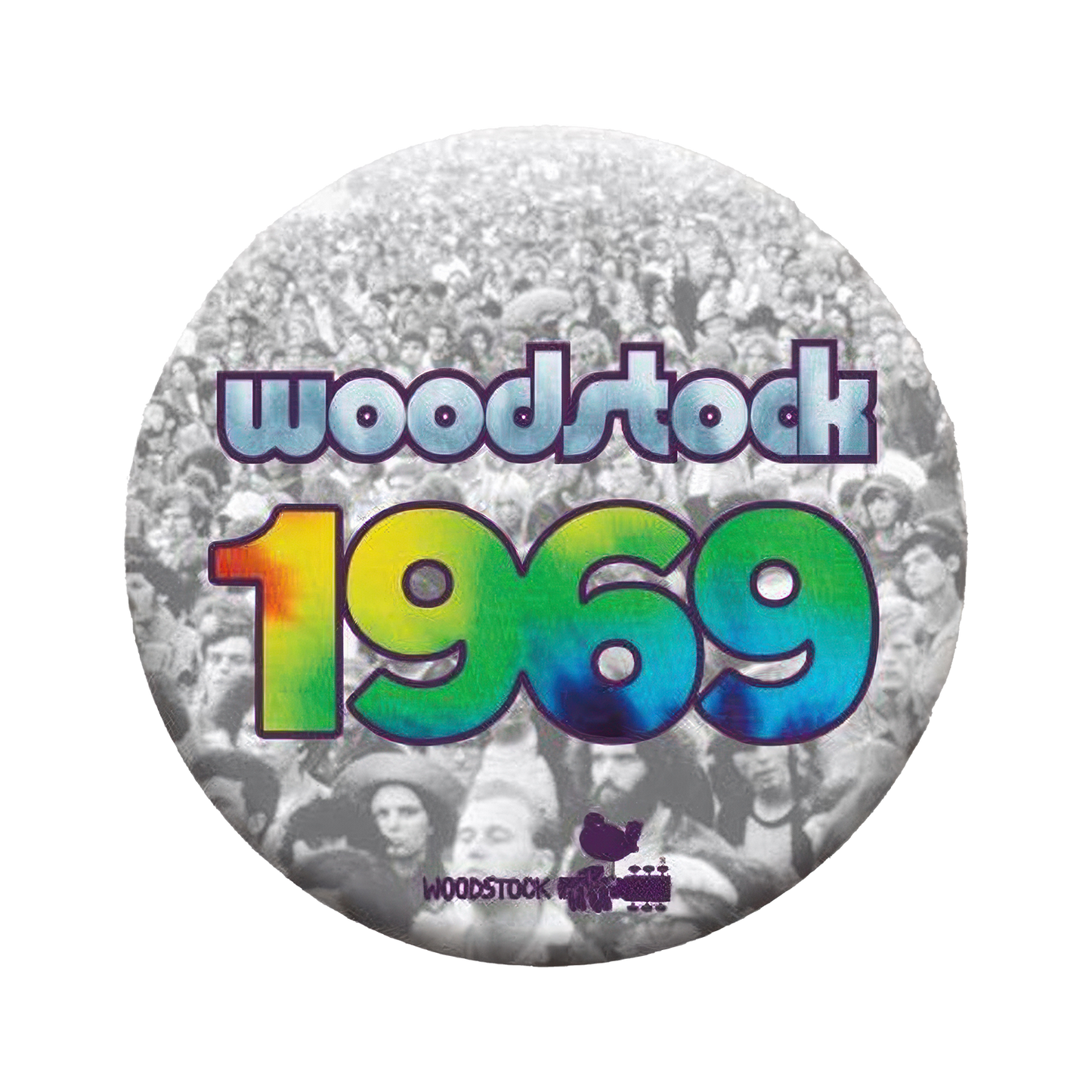 Woodstock Crowd 1.25" Rd Button