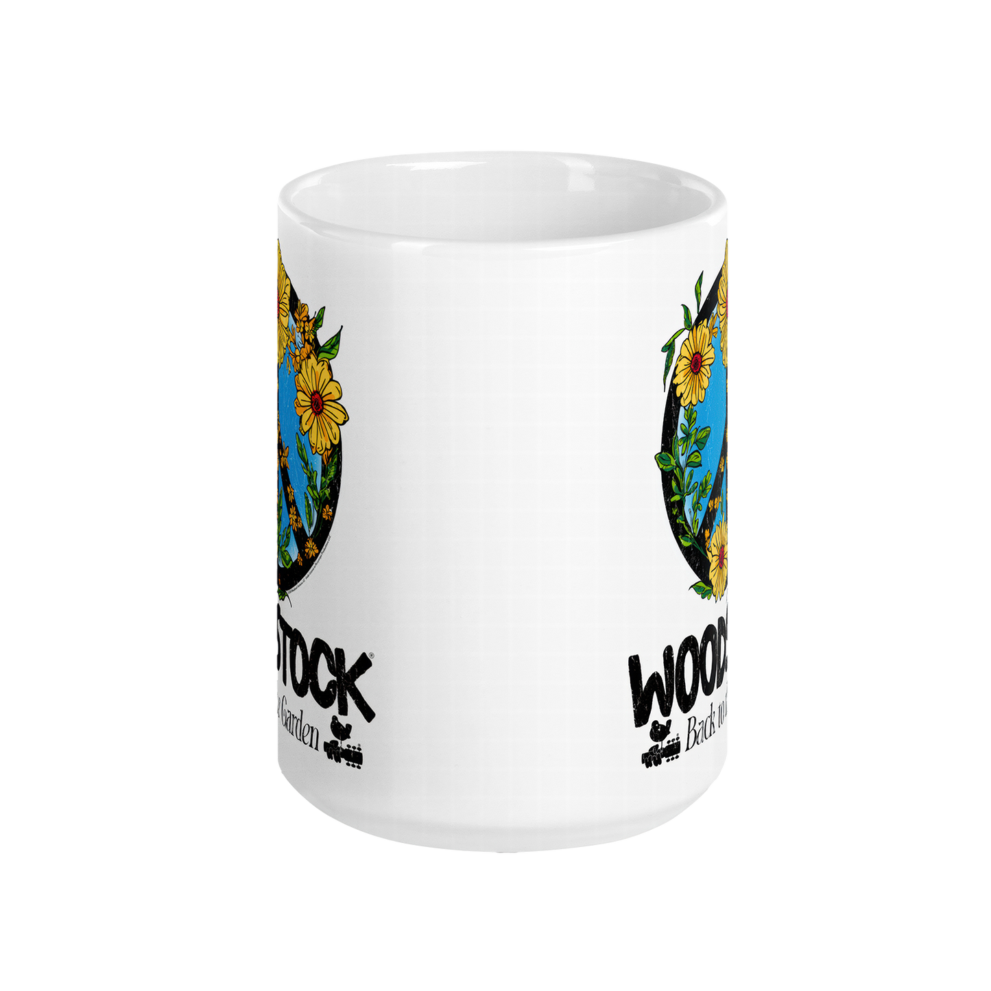 Back to the Garden Peace Sign Mug