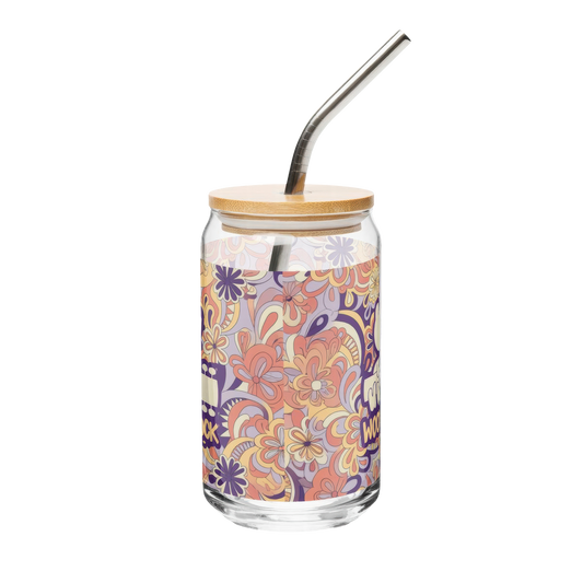 Woodstock Paisley Glass Cup