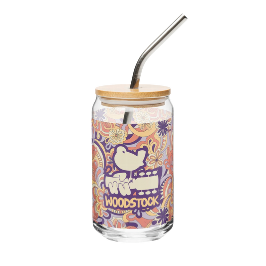 Woodstock Paisley Glass Cup