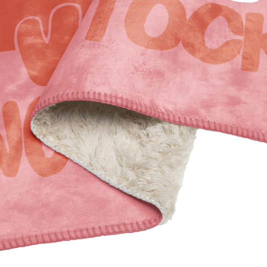 Woodstock Floral Sherpa Blanket 50x60