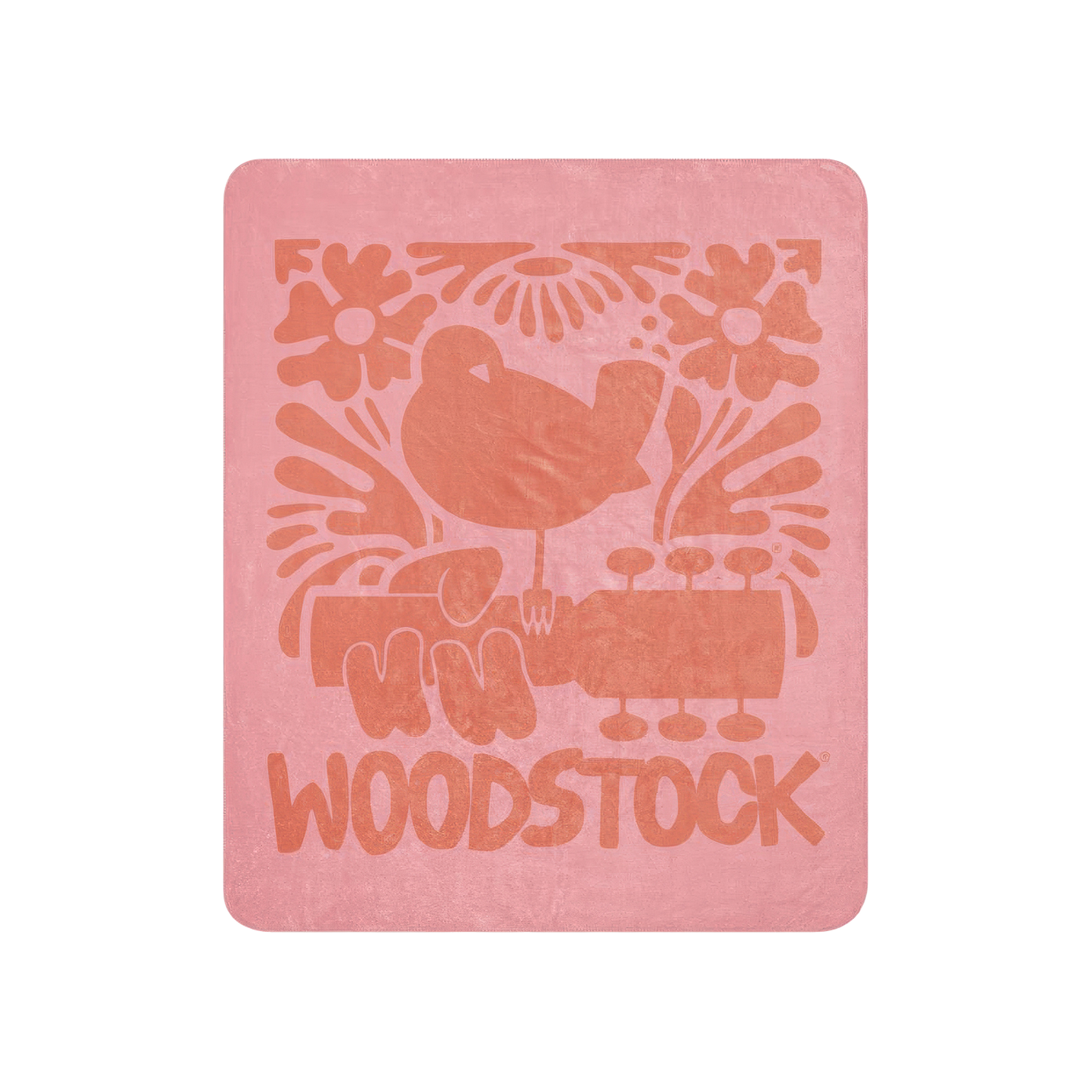 Woodstock Floral Sherpa Blanket 50x60