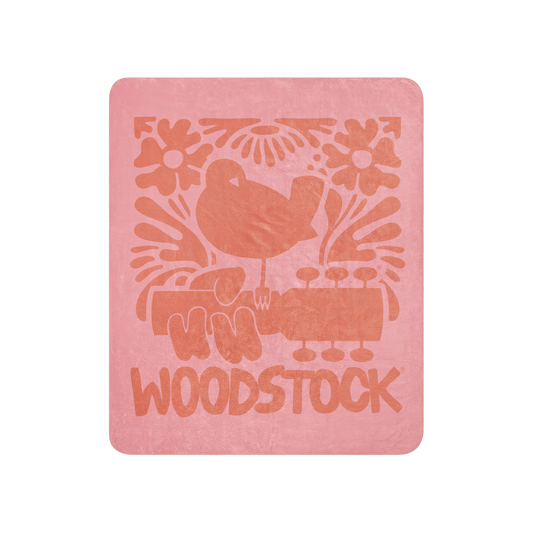 Woodstock Floral Sherpa Blanket 50x60