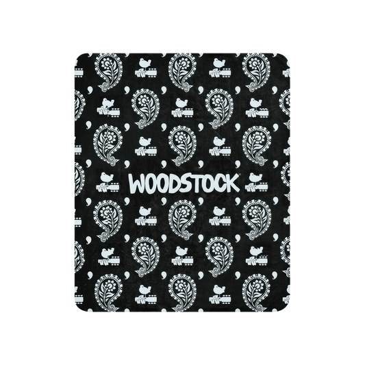 Woodstock Paisley Sherpa Blanket