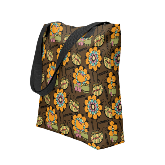 Retro Bloom Tote Bag