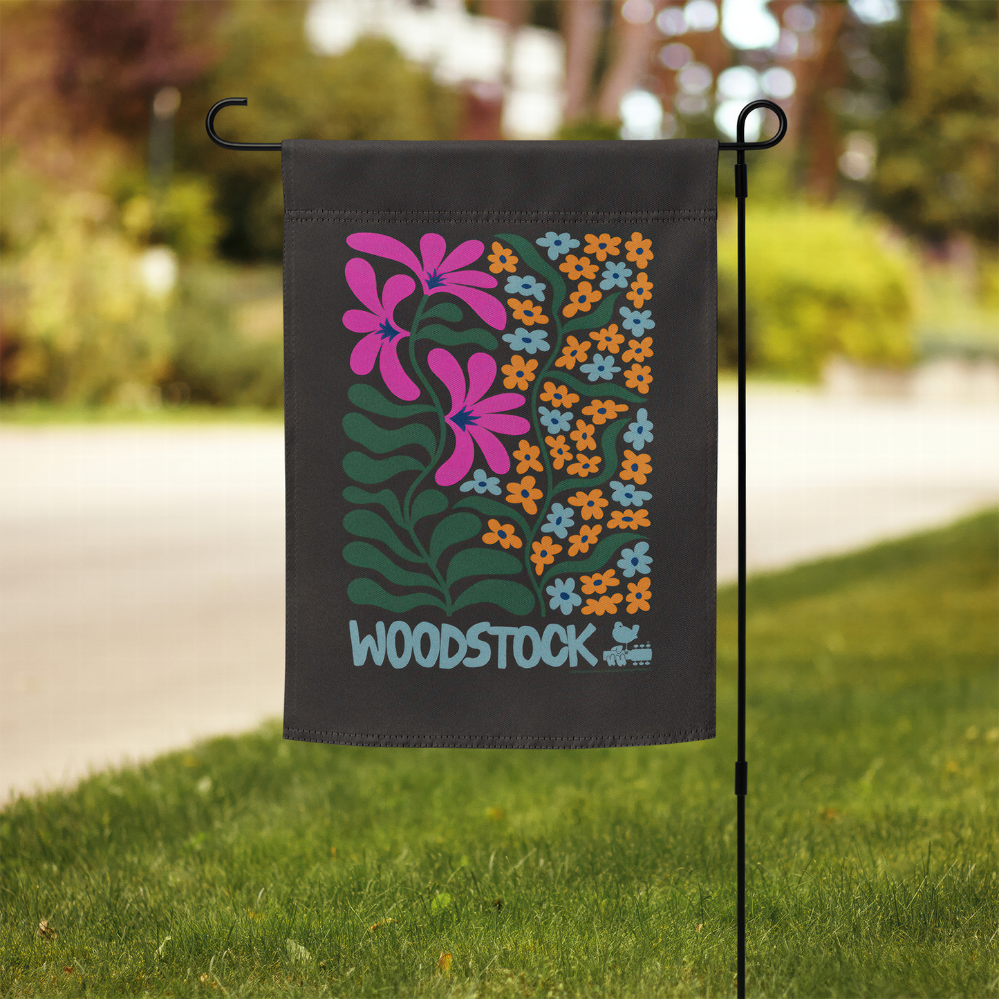 Groovy Floral Garden Flag