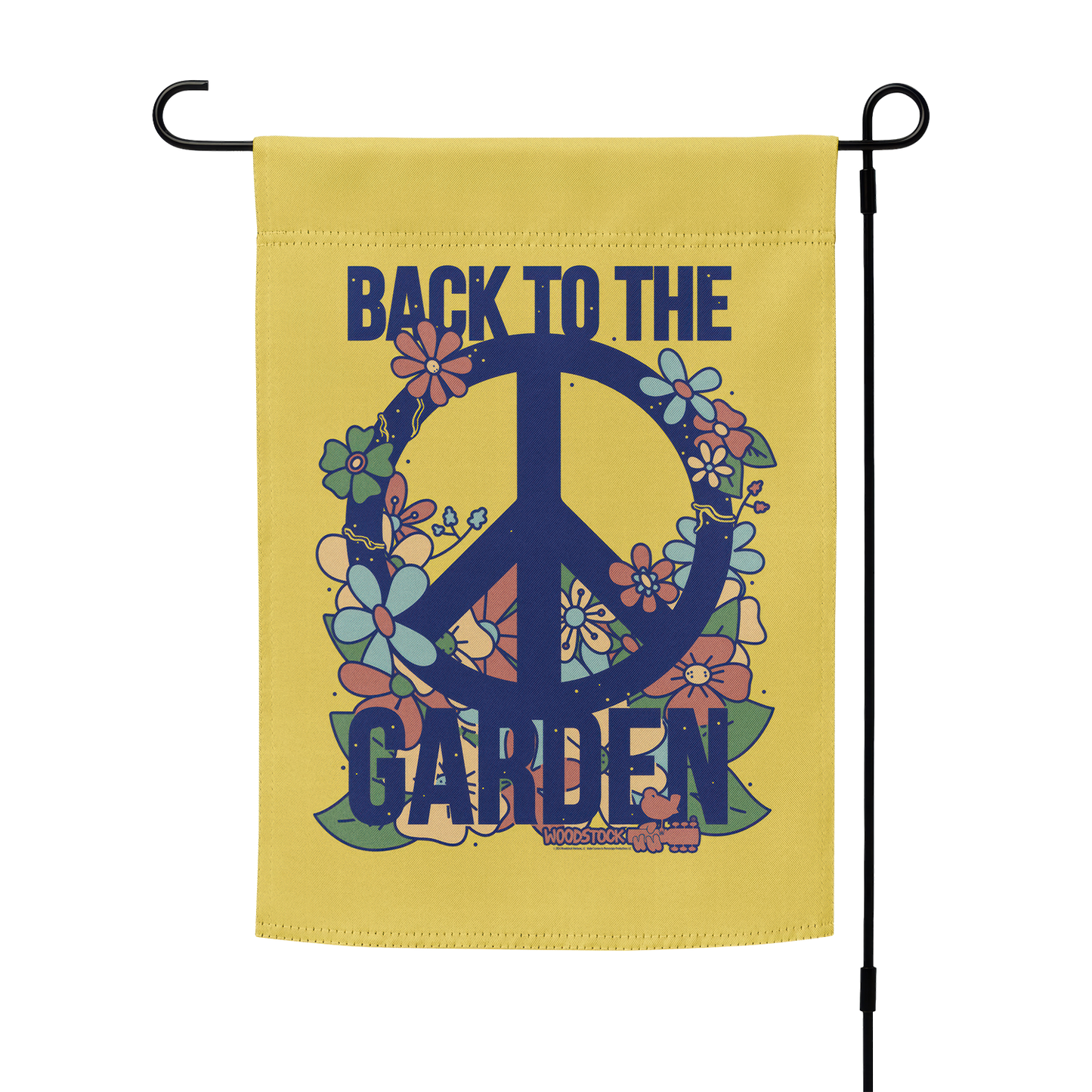 Back to the Garden Floral Garden Flag