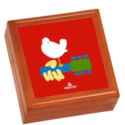 Woodstock Logo Wooden Keepsake Box