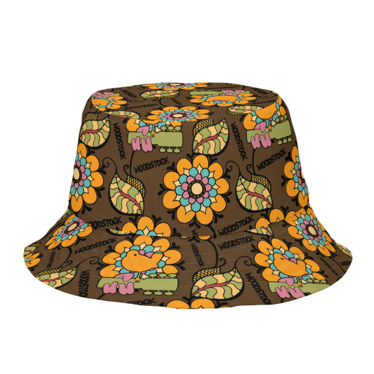 Retro Bloom Bucket Hat