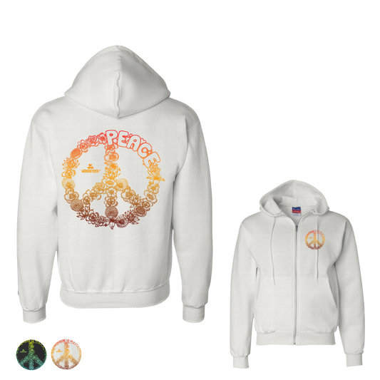 Floral Peace Hoodie