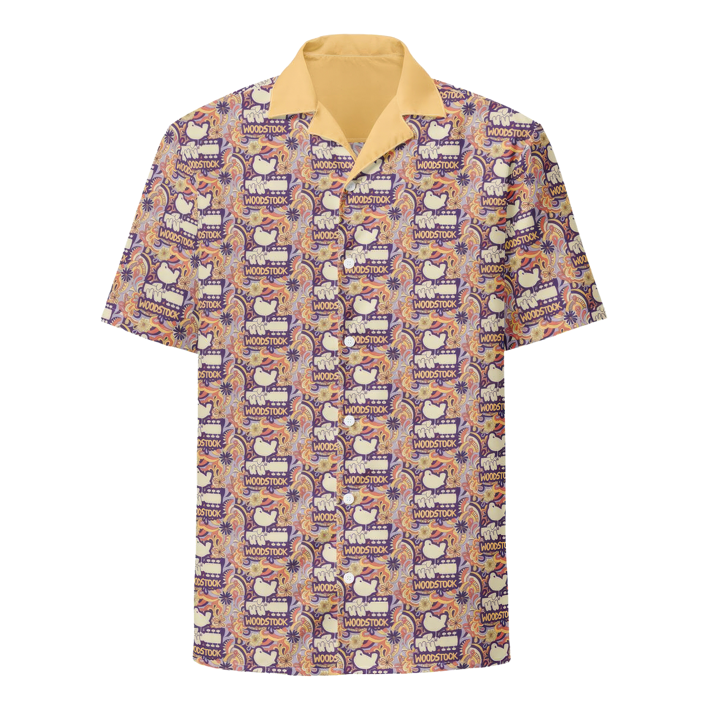 Woodstock Paisley w/ Yellow Collar Button Down