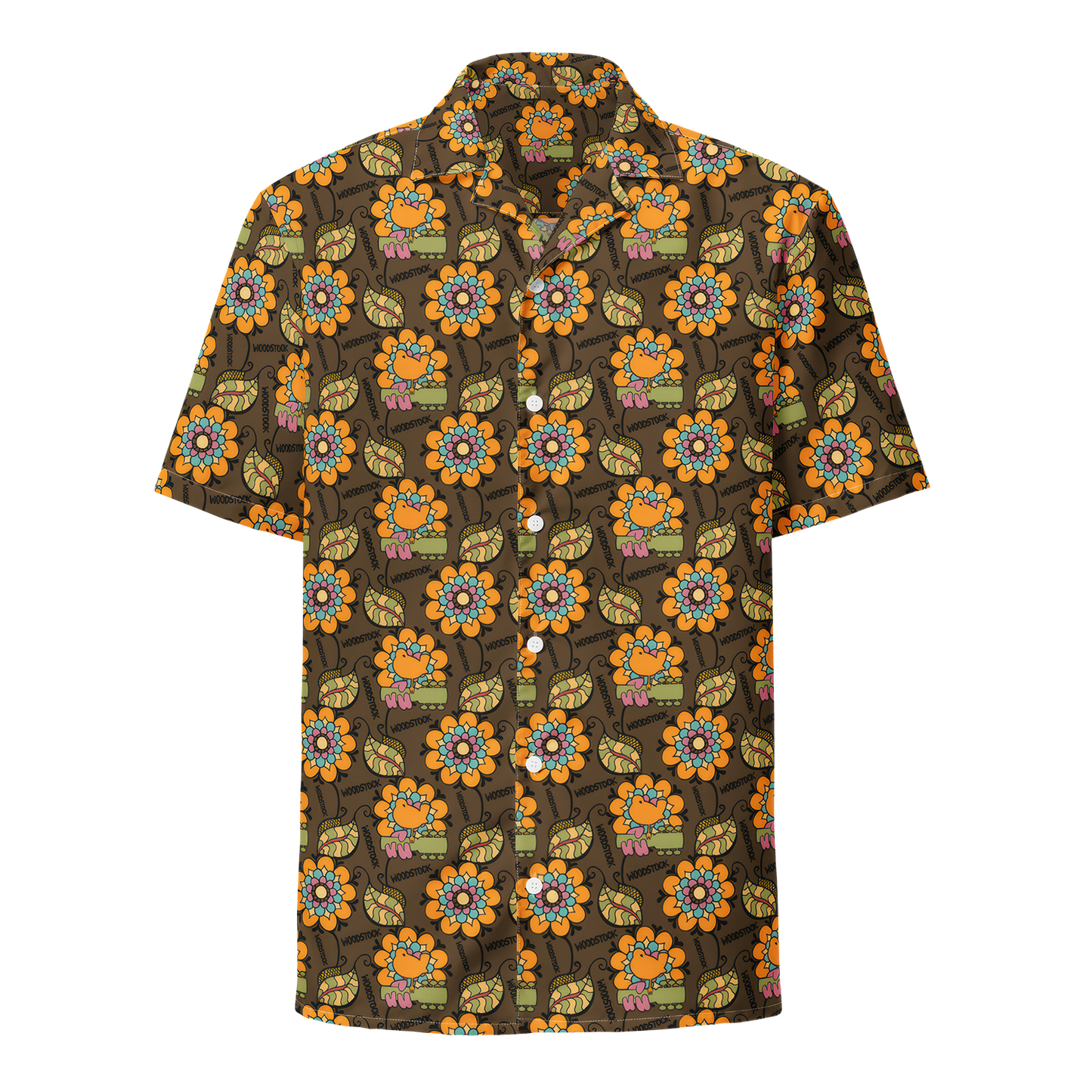 Retro Bloom Button Down
