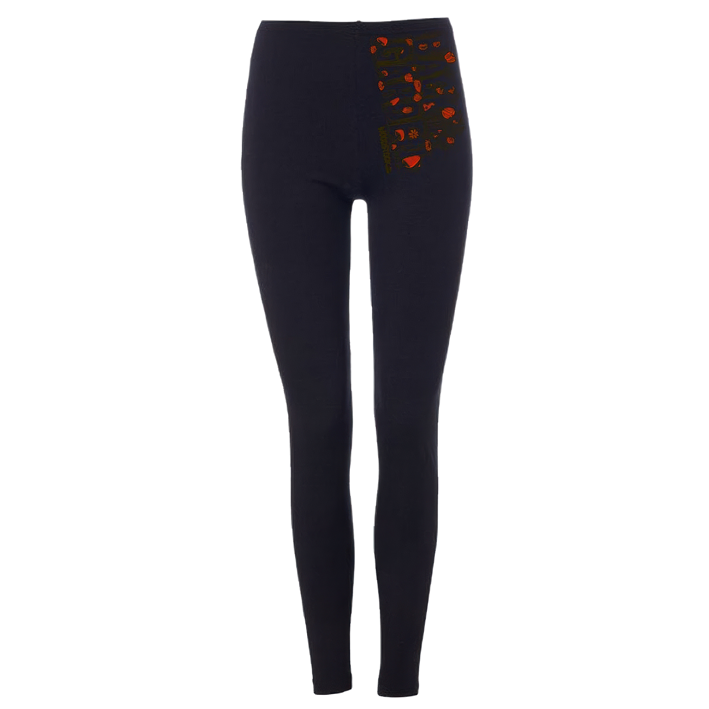 Orange Logo Back To The Garden Leggings