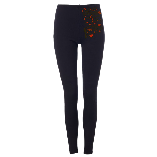 Orange Logo Back To The Garden Leggings