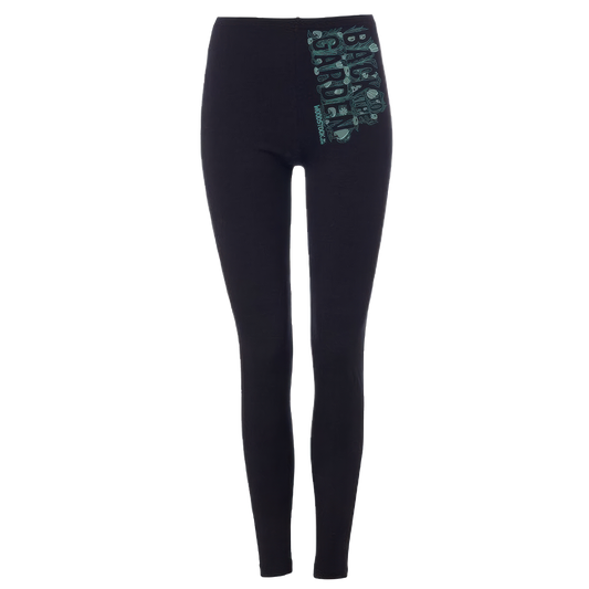 Green Logo Back To The Garden Leggings