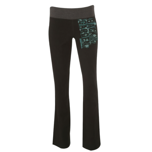 Vertical Green Logo Back To The Garden Yoga Pants