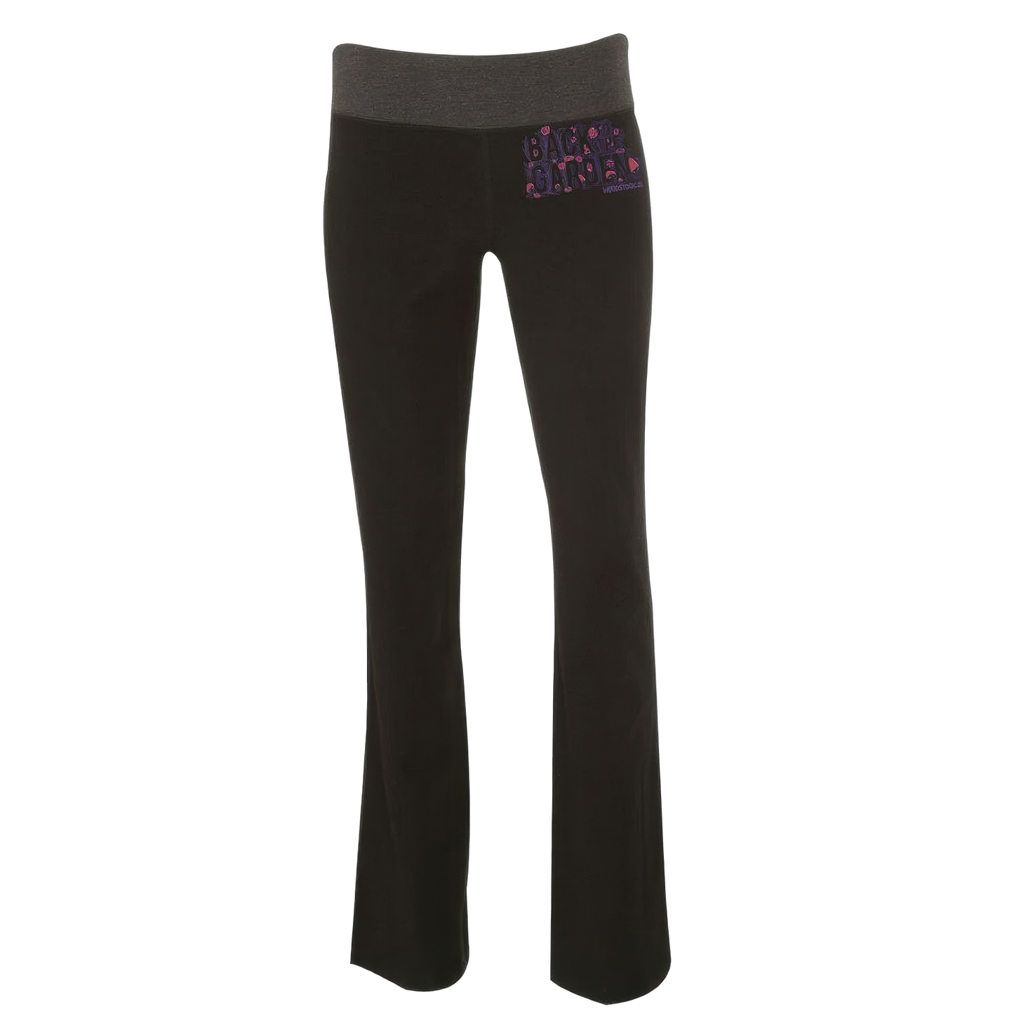 Lavender Logo Back To The Garden Yoga Pants