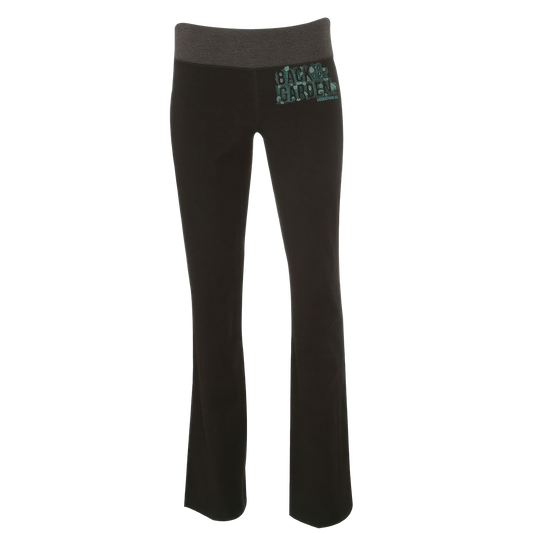 Blue Logo Back To The Garden Yoga Pants