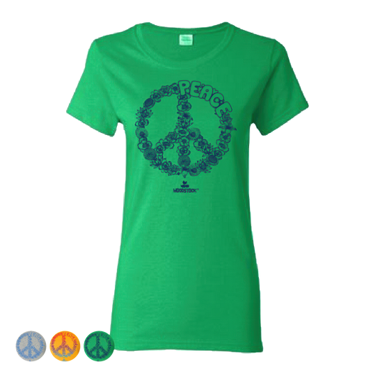 Women's Floral Peace T-Shirt