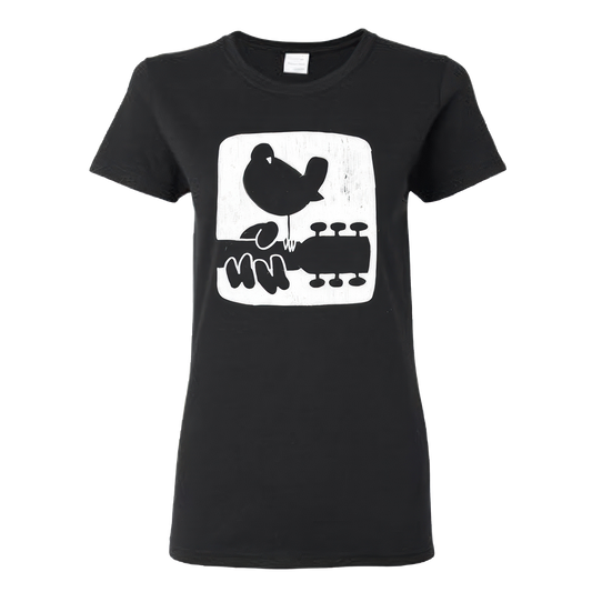 Women's Textured Guitar Logo T-Shirt