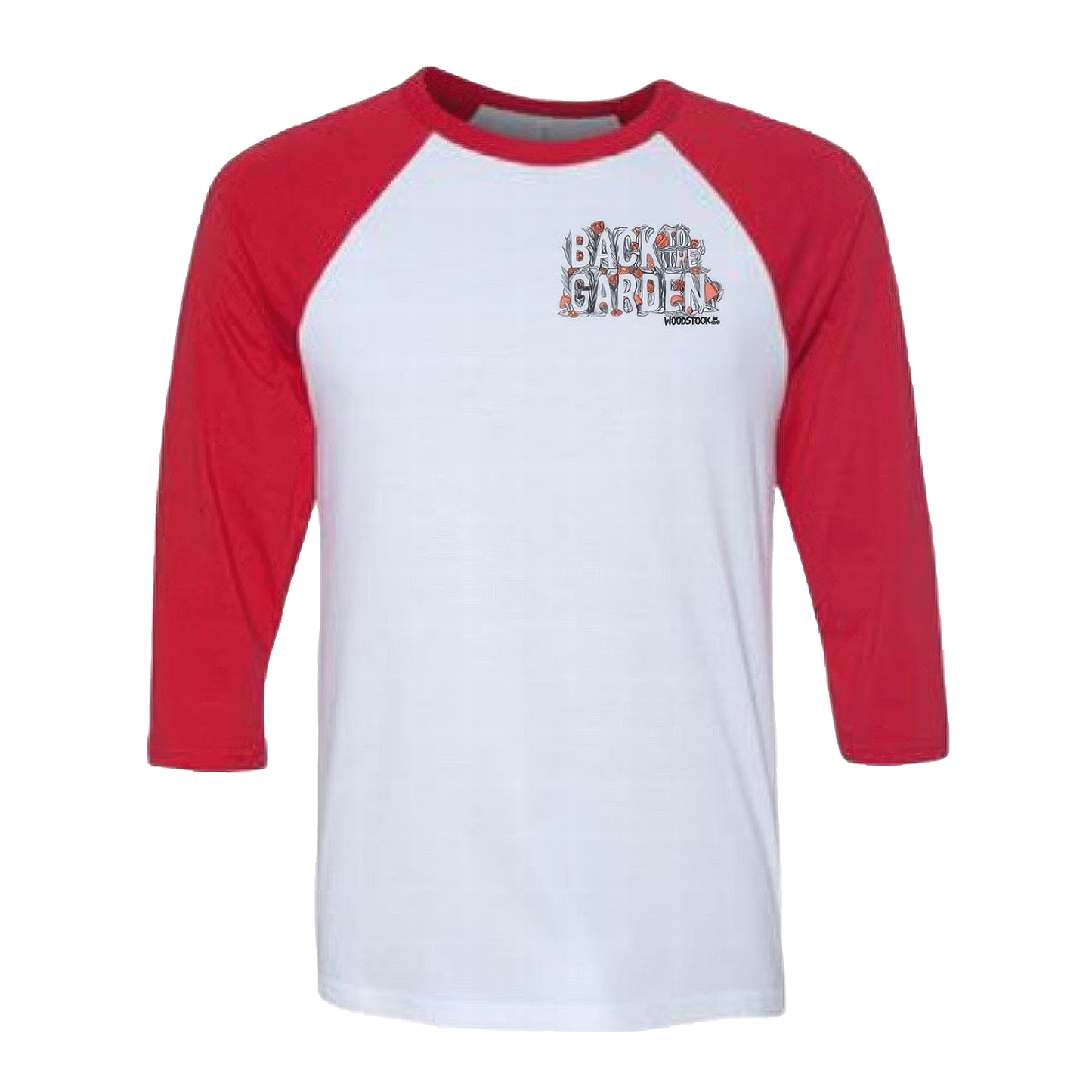 Small Logo Back To The Garden Raglan