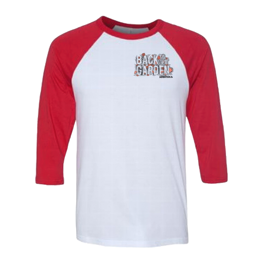 Small Logo Back To The Garden Raglan