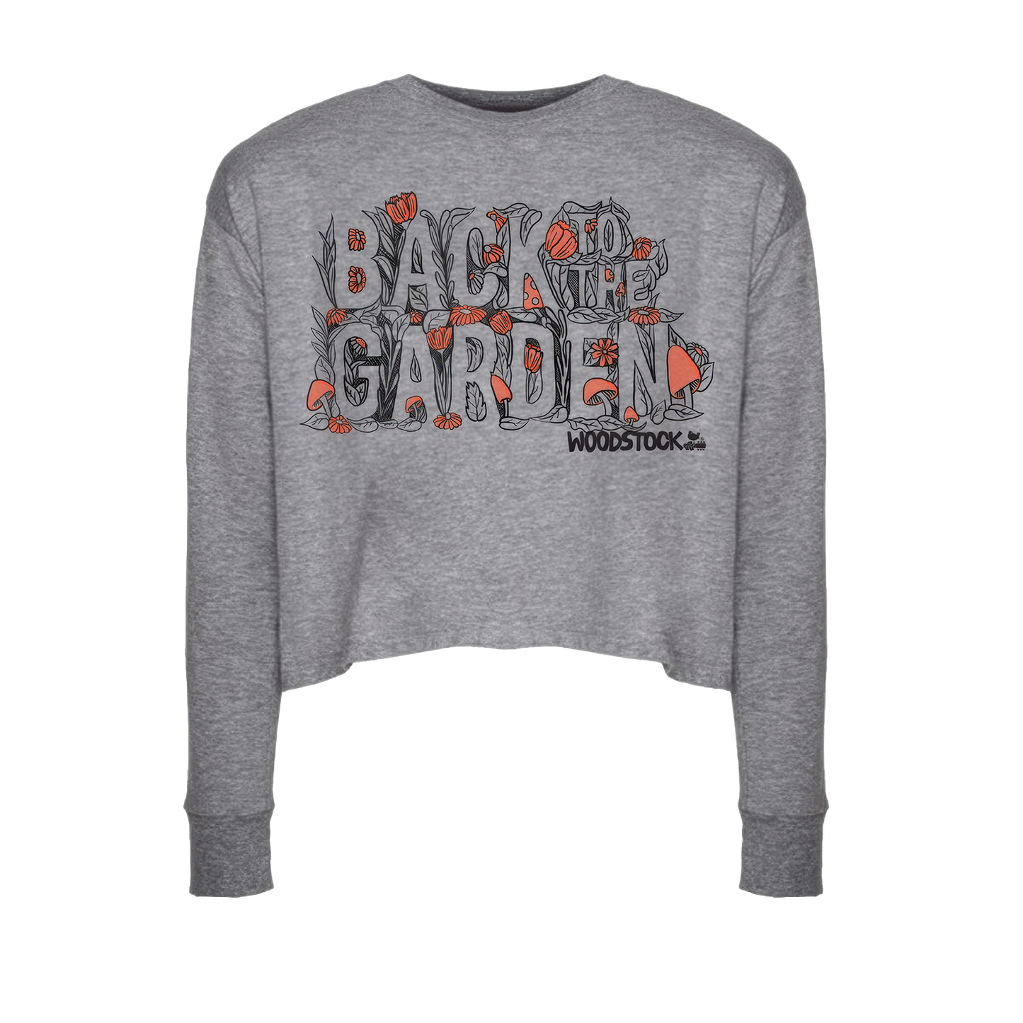 Back To The Garden Long Sleeve Crop Top