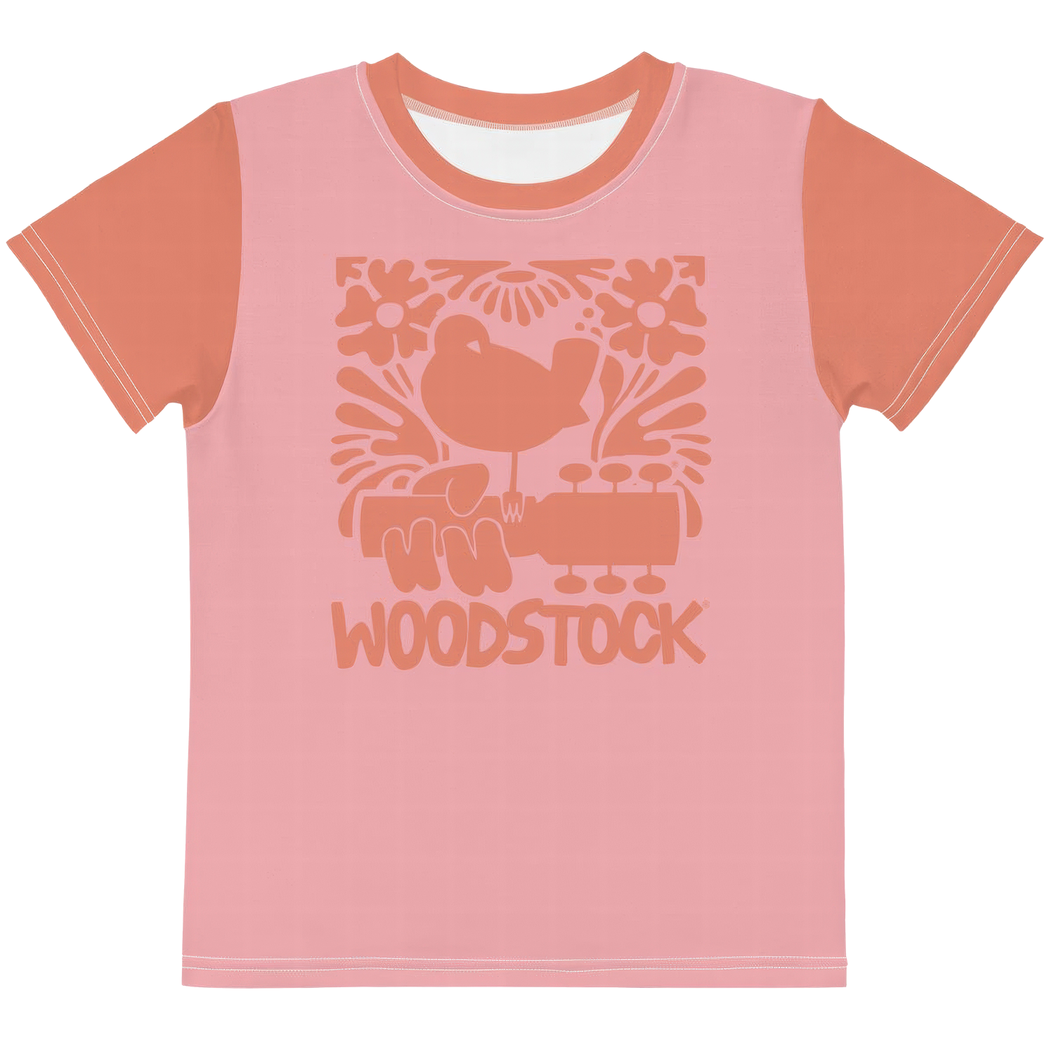 Woodstock Floral Kids T-Shirt - Main Image