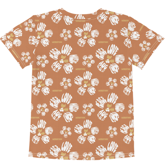 Woodstock Flower Kids T-Shirt