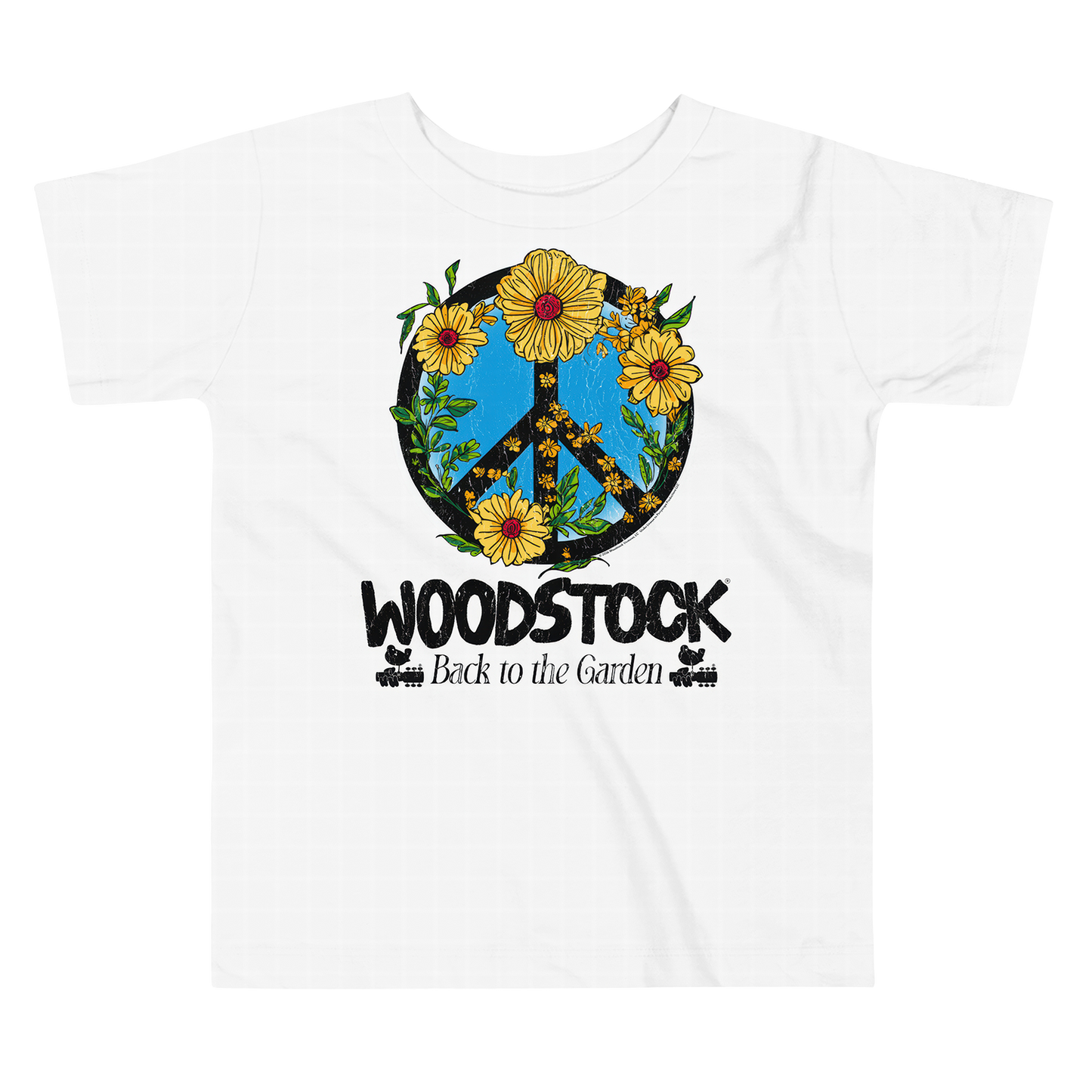 Back to the Garden Peace Sign Toddler T-Shirt