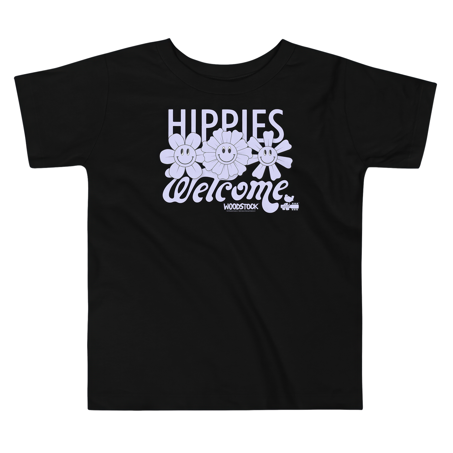 Hippies Welcome Sun Flower Toddler T-Shirt