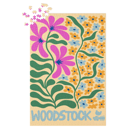 Groovy Floral 1000 pc Jigsaw Puzzle