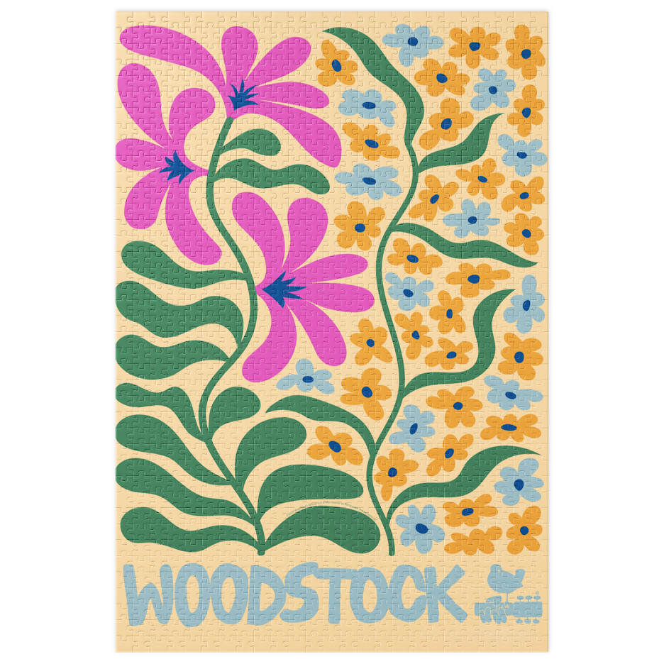 Groovy Floral 1000 pc Jigsaw Puzzle