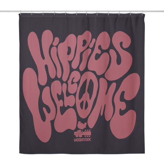 Hippies Welcome Shower Curtain