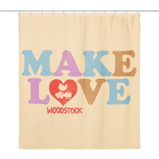 Make Love Shower Curtain