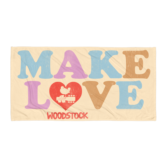 Make Love Beach Towel