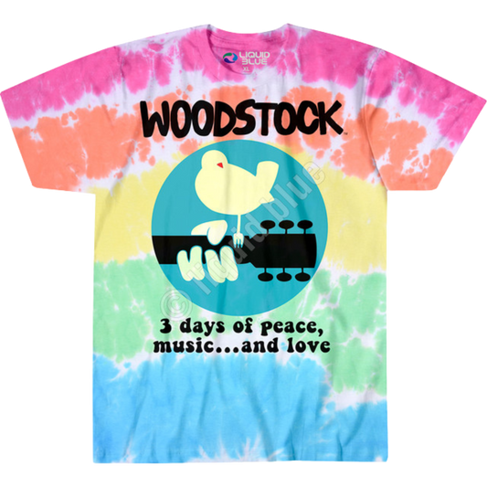 Woodstock Logo Tie-Dye T-Shirt