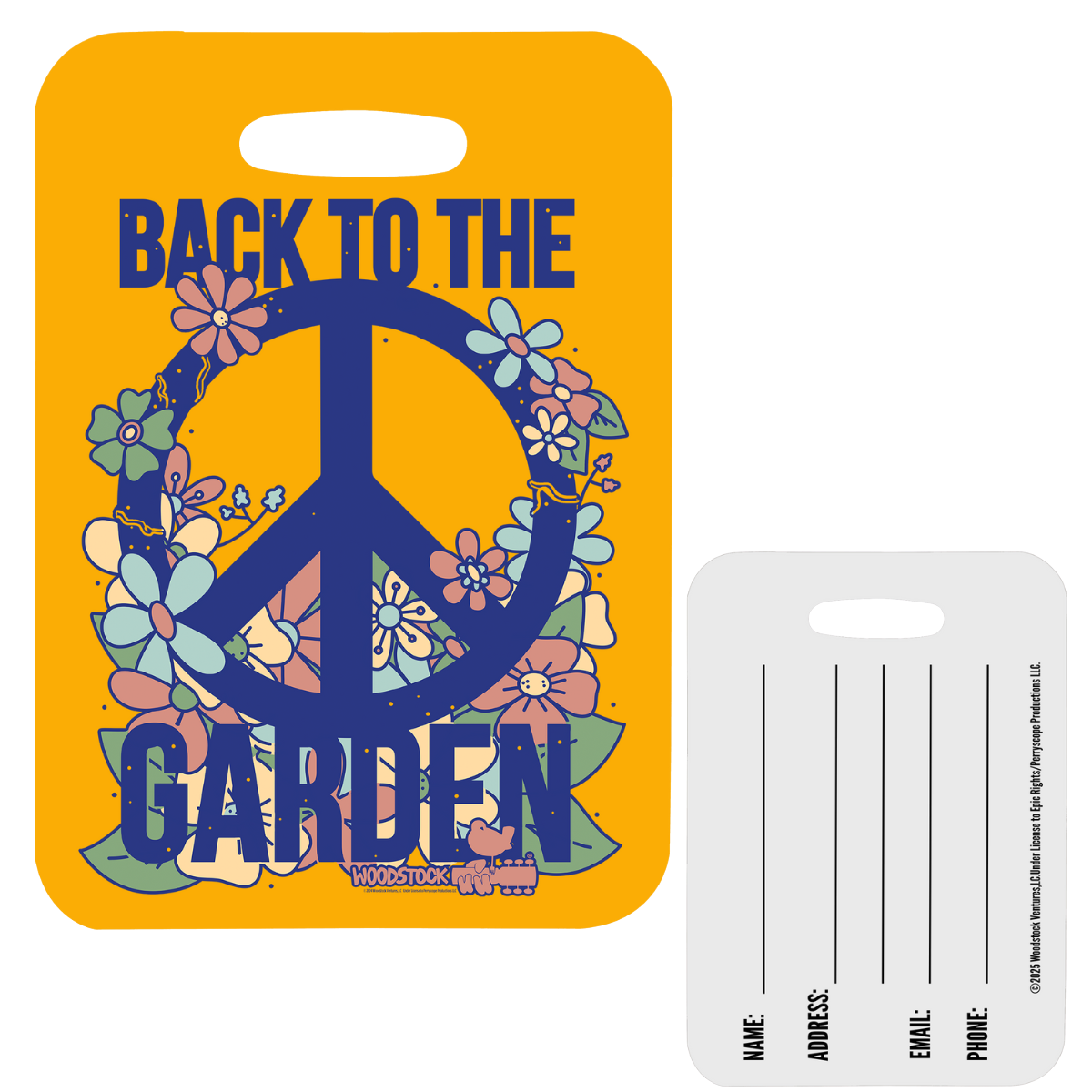 Back To The Garden Luggage Tag