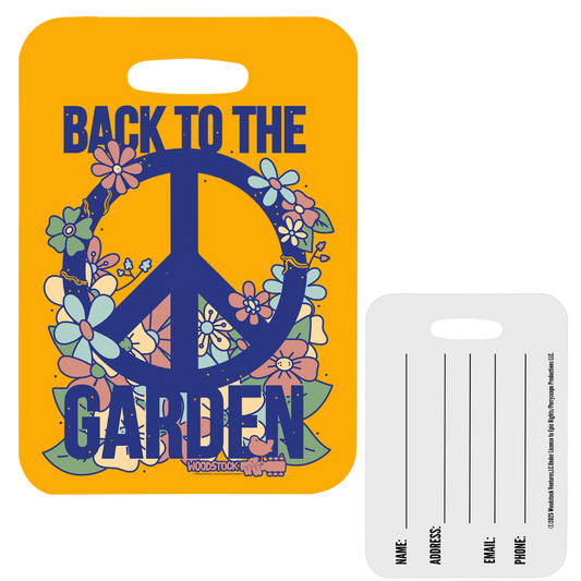 Back To The Garden Luggage Tag