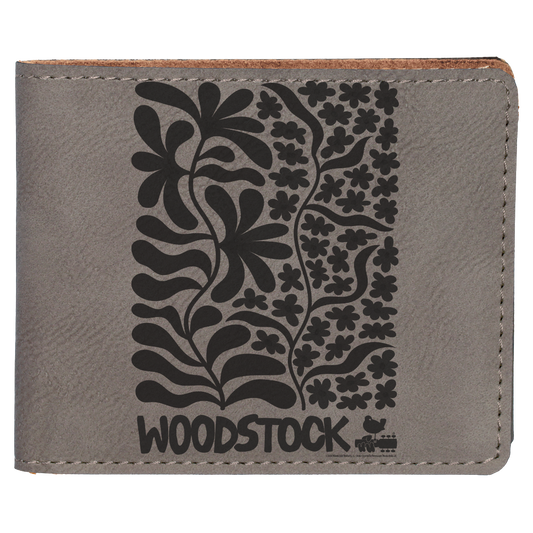 Floral Vegan Leather Wallet