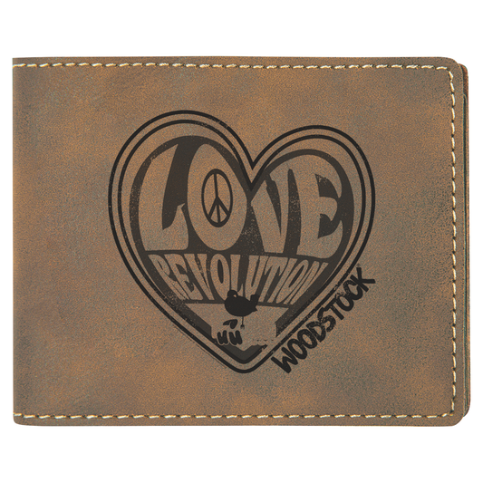 Love Revolution Vegan Leather Wallet