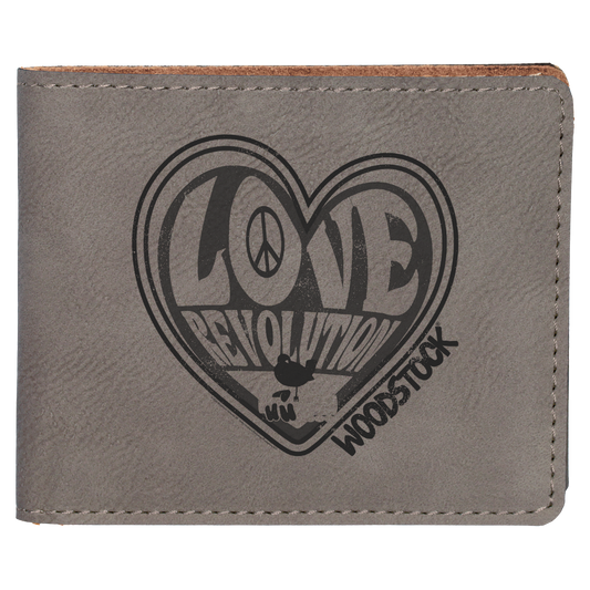 Love Revolution Vegan Leather Wallet