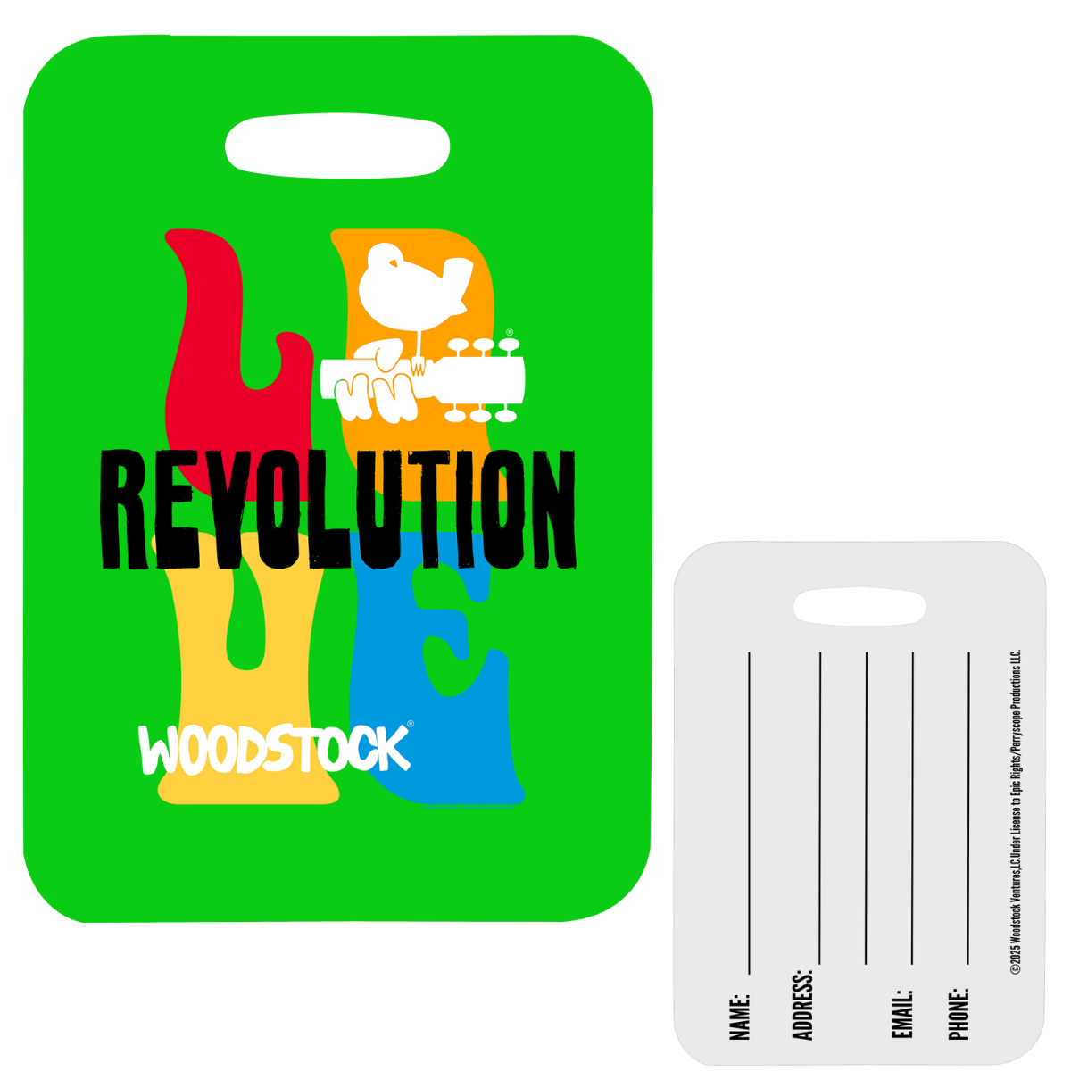 Love Revolution Luggage Tag