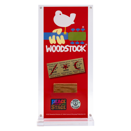 WoodstockLogoPeaceofStageAcryl