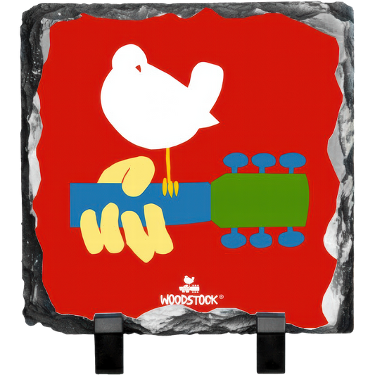 Dove & Guitar Logo Photo Slate